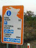 Road signs for rest areas